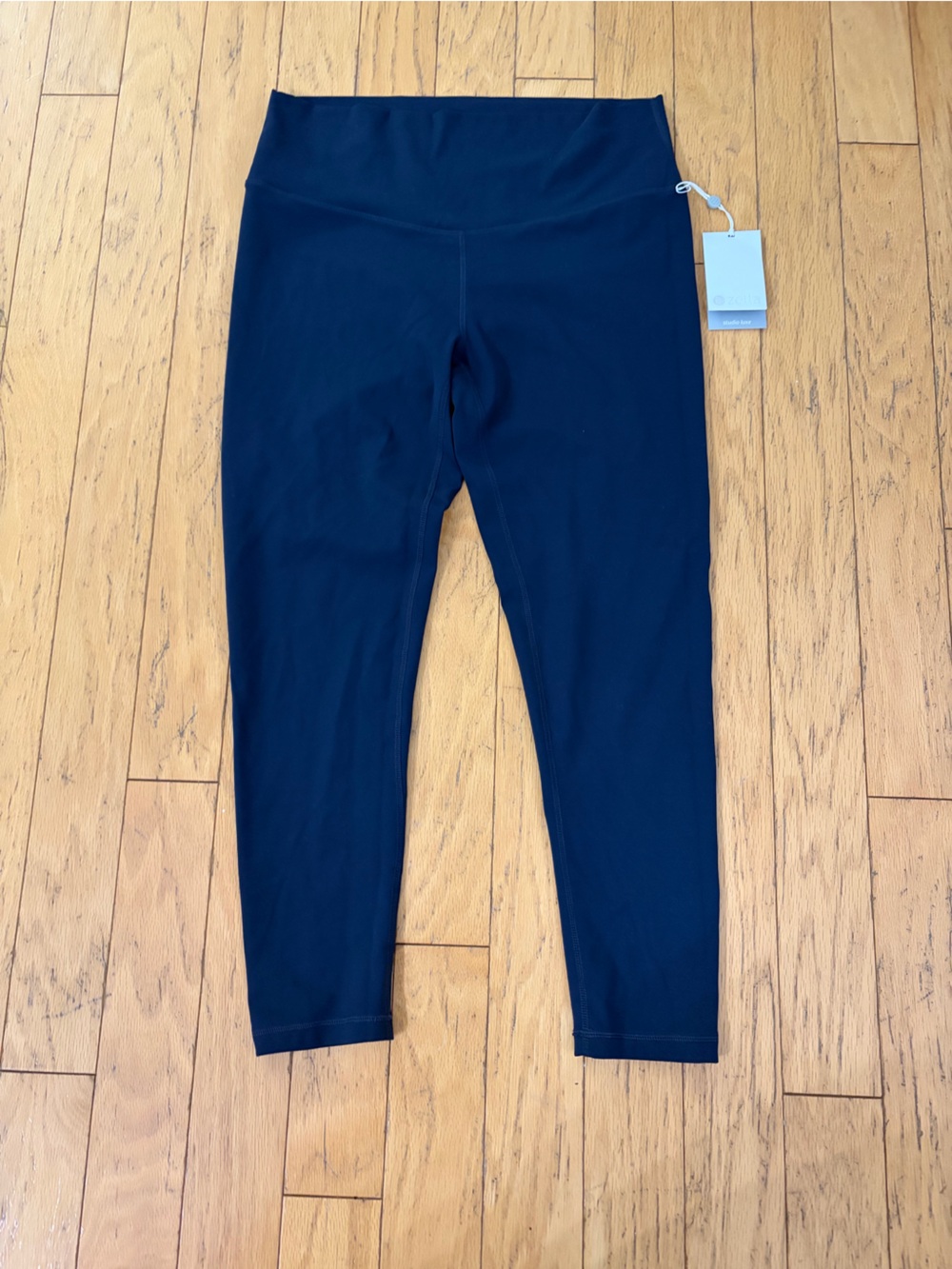 Zella Navy High-Waist Cropped Leggings
